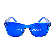 UV 400 Color Therapy Sunglasses UVB Protective 9 Color Lenses